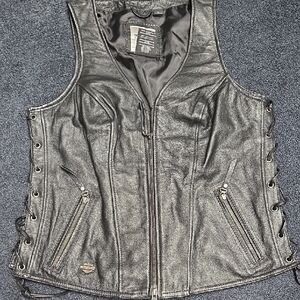 Harley-Davidson Black Leather Vest